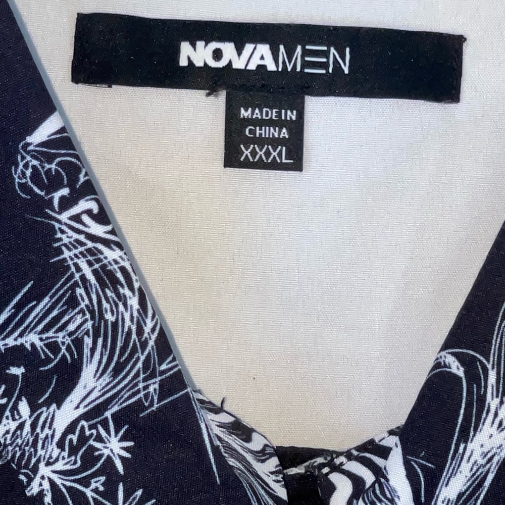 Novamen Mr. Savage Bones button up shirt. Size XXXL GUC - Picture 10 of 10